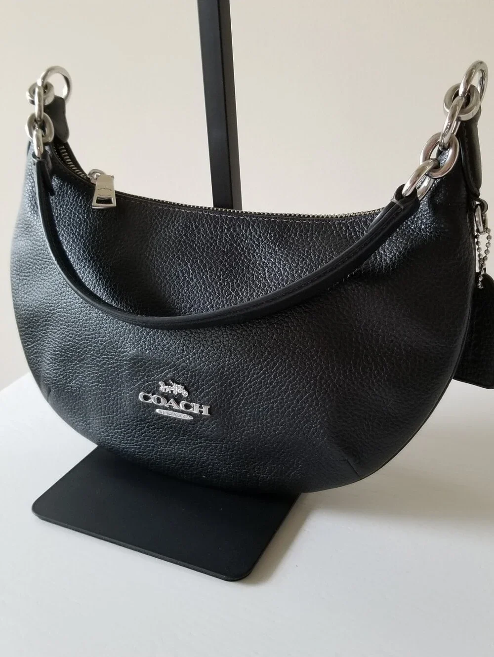 Coach Mini Payton Shoulder Bag Pebbled Leather